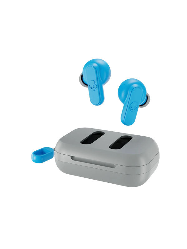Skullcandy Dime 2 True Wireless In-Ear Earbuds In Light Grey/Blue Color