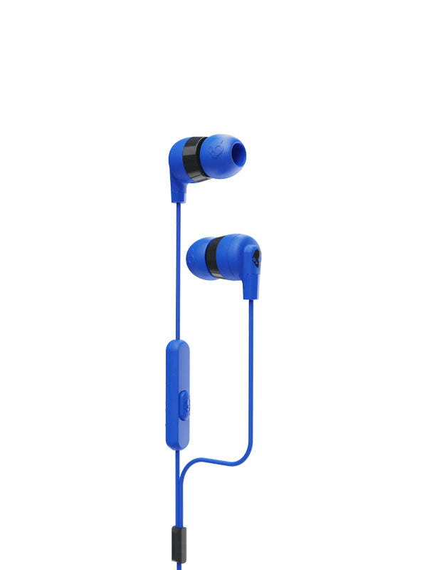 Skullcandy Ink'd+ Wired In-Ear Earbuds with Microphone in Cobalt Blue Color