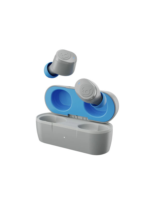Skullcandy Jib True 2 Wireless In-Ear Earbuds in Light Grey / Blue Color 2