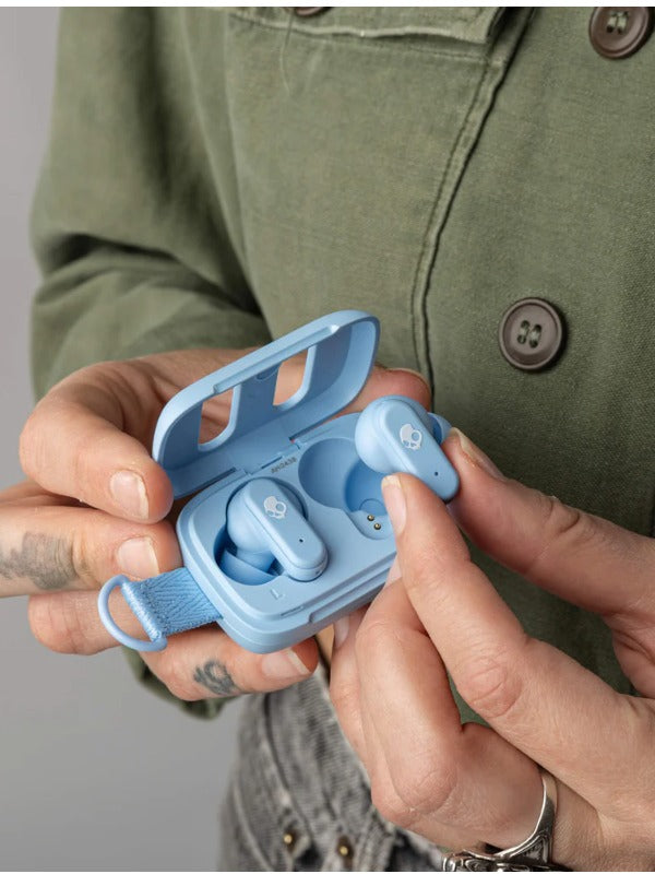 Skullcandy Dime® 3 True Wireless In-Ear Earbuds in Preppy Blue Color 2