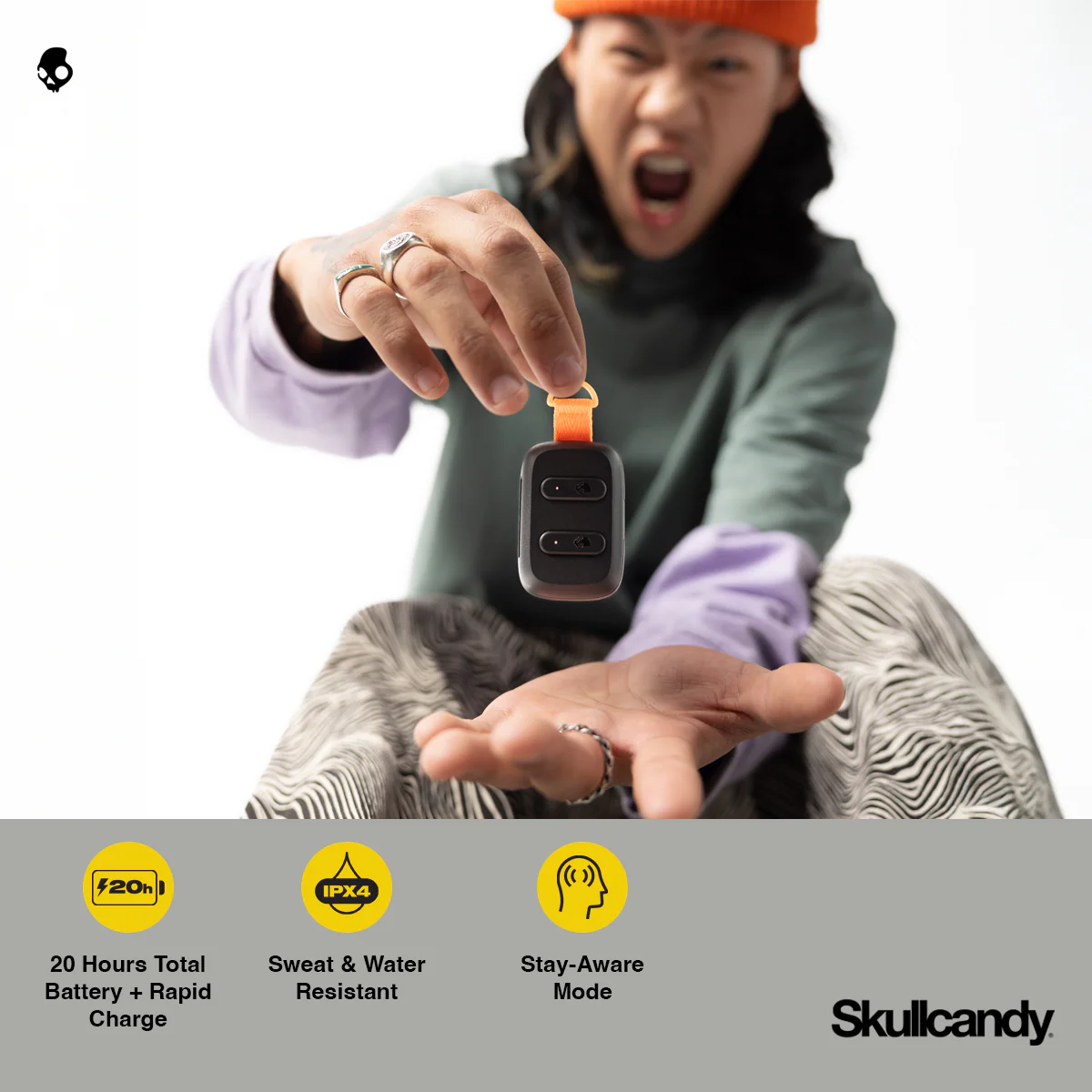Skullcandy Dime® 3 True Wireless In-Ear Earbuds in Preppy Sage Color 10