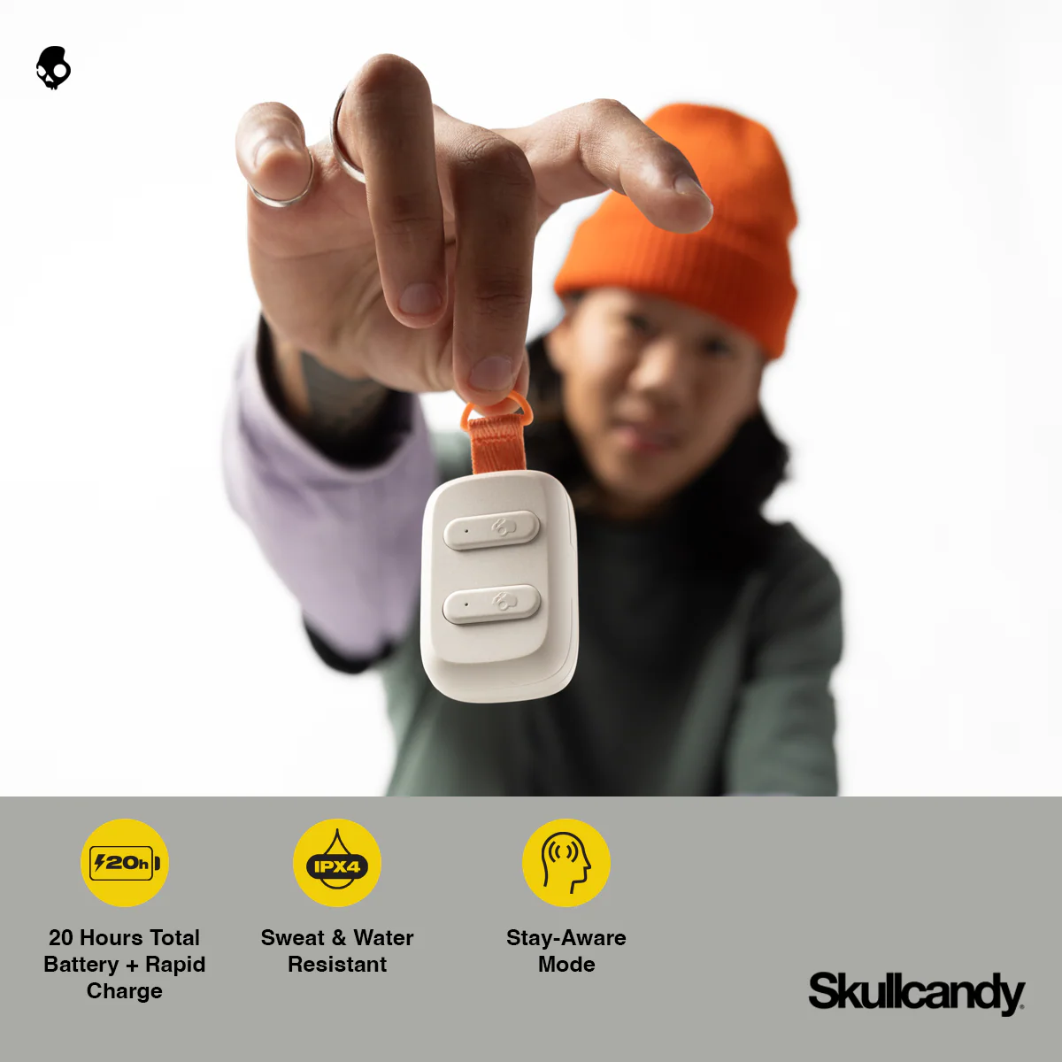 Skullcandy Dime® 3 True Wireless In-Ear Earbuds in Preppy Sage Color 8