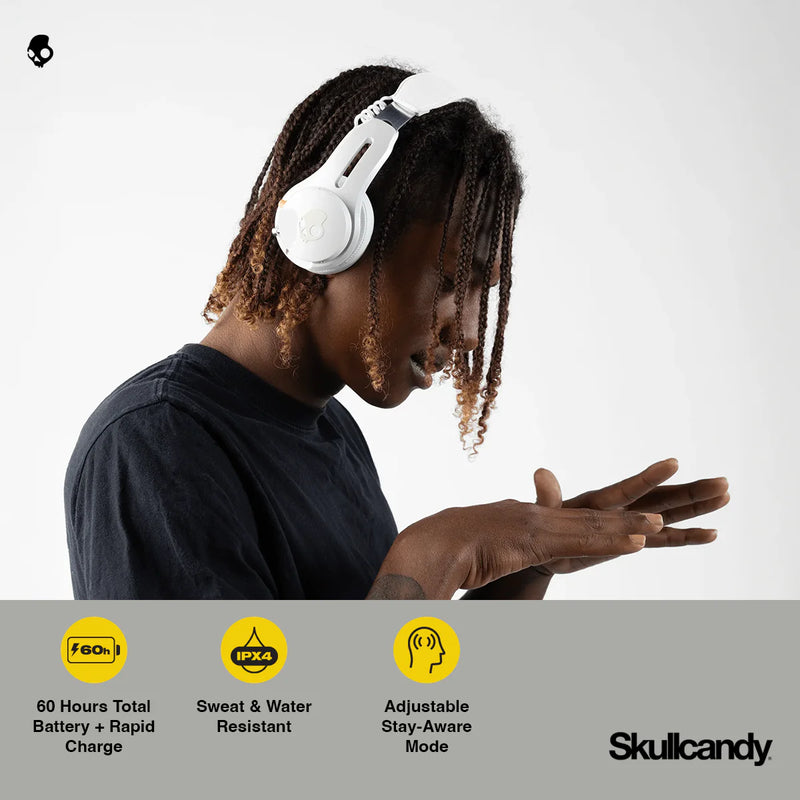 Skullcandy IIcon® ANC Noise Cancelling Wireless Over-Ear Headphones in True Black Color 7