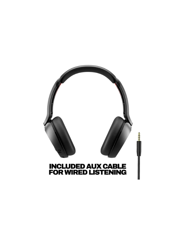 Skullcandy Icon® 180 Wireless On-Ear Headphones in Black Color