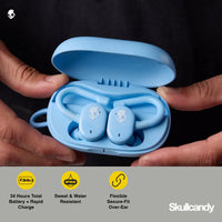 Skullcandy Push® Play Active True Wireless Sport In-Ear Earbuds in Preppy Blue Color 3