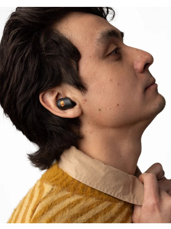 Skullcandy Sesh® ANC Active True Wireless Sport In-Ear Earbuds in Black/Orange Color 2