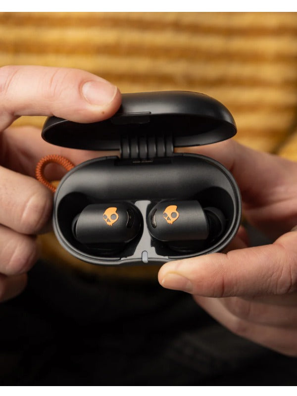 Skullcandy Sesh® ANC Active True Wireless Sport In-Ear Earbuds in Black/Orange Color 3