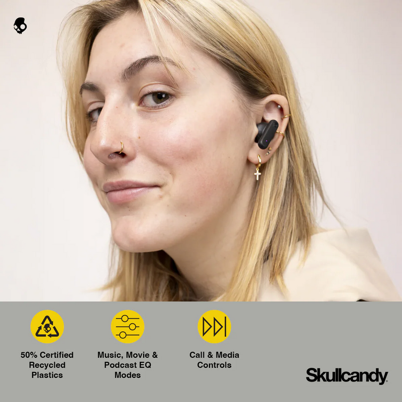 Skullcandy Smokin' Buds® True Wireless In-Ear Earbuds in Preppy Sage Color 8