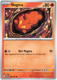 [Collector Troves] Pokemon Scarlet & Violet Twilight Masquerade Slugma Card