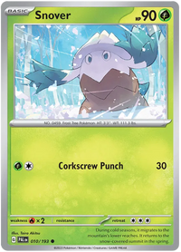 [Collector Troves] Pokemon Scarlet & Violet Paldea Evolved Snover Card