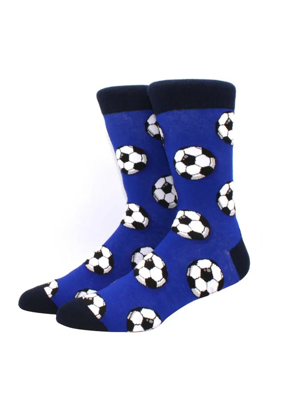 Soccer Ball Print Socks