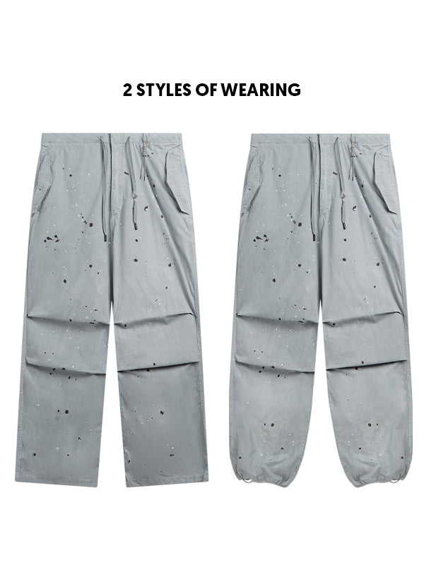 Splash Ink Style Paratrooper Pants