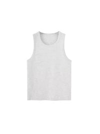 Stretch Tank Top in Light Gray Color