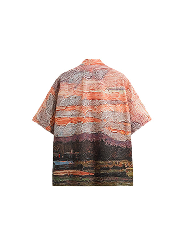 Sunset Seersucker Lightweight Shirt