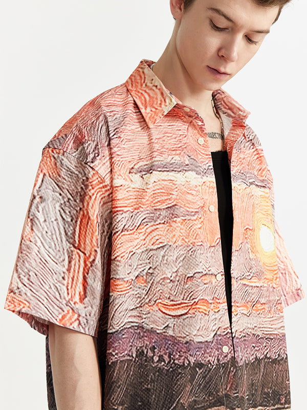 Sunset Seersucker Lightweight Shirt 3