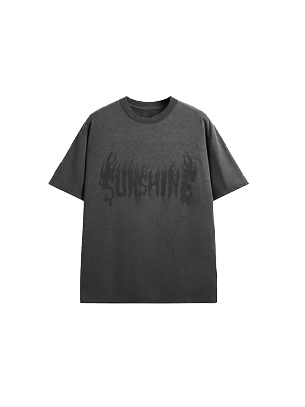 Sunshine Washed T-Shirt in Grey Color