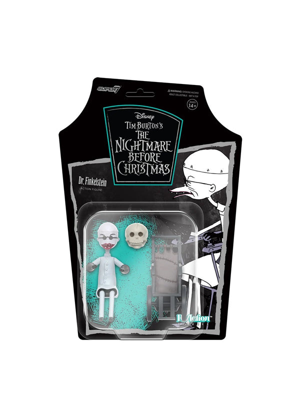 Super7 Nightmare Before Christmas Dr. Finkelstein 3.75 Inch ReAction Figure 2