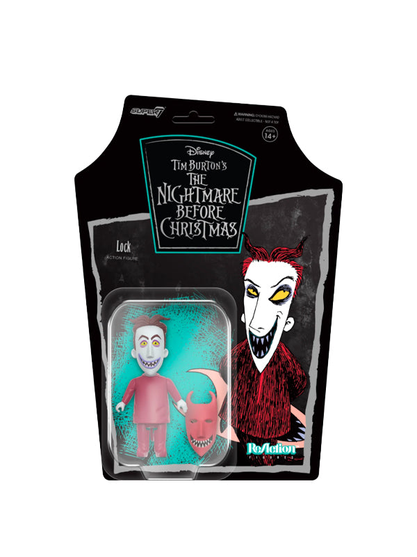 Super7 Nightmare Before Christmas Lock 3.75 Inch ReAction Figure 2