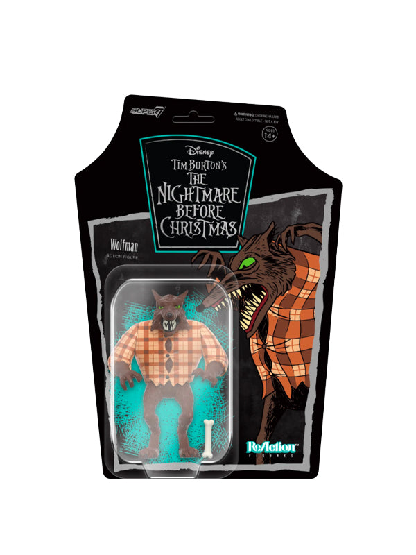 Super7 Nightmare Before Christmas Wolfman 3.75 Inch ReAction Figure 2