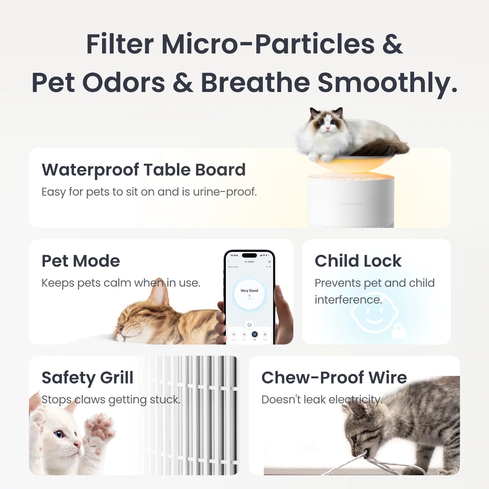 SwitchBot Air Purifier Table
