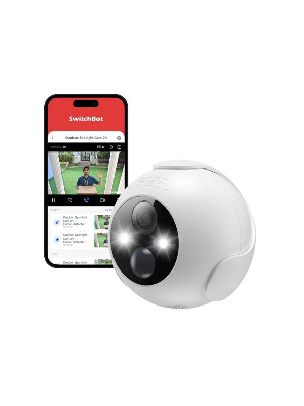 SwitchBot Outdoor Spotlight Cam 2K