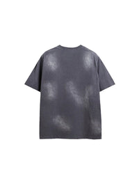 Symbols Acid Wash T-Shirt in Black Color 2