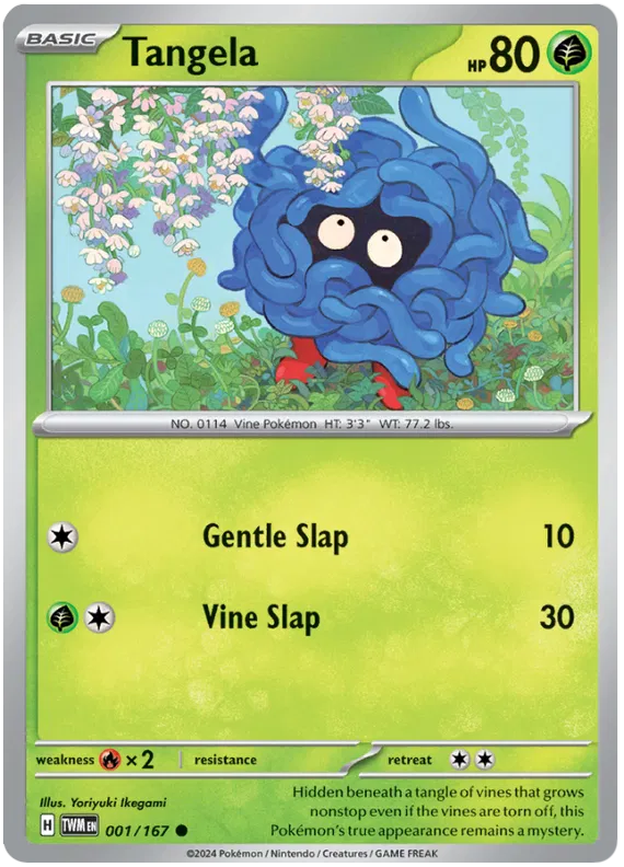 [Collector Troves] Pokemon Scarlet & Violet Twilight Masquerade Tangela Card