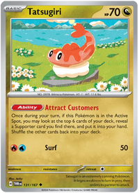 [Collector Troves] Pokemon Scarlet & Violet Twilight Masquerade Tatsugiri Card
