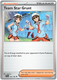 Pokemon Scarlet & Violet Team Star Grunt Card