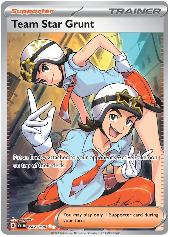 Pokemon Scarlet & Violet Team Star Grunt Card #242
