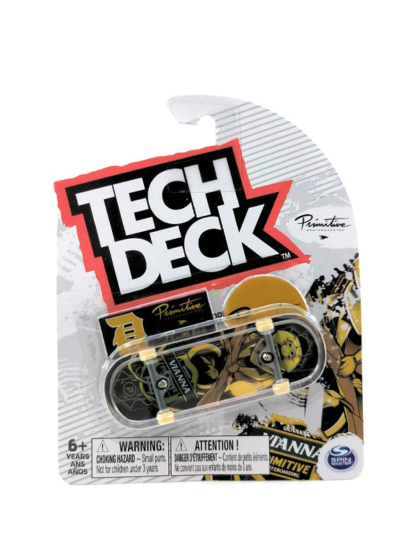 Tech Deck Primitive Tamarin Giovanni Vianna Black and Gold Foil Fingerboard 