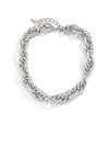 Thick Chain Necklace in Silver Color