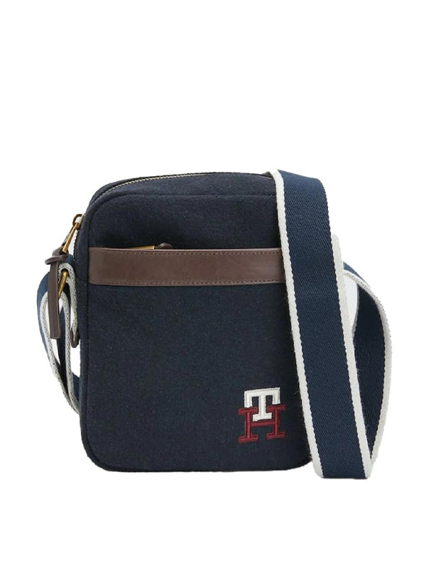 Tommy Hilfiger Prep TH Monogram Small Reporter Bag