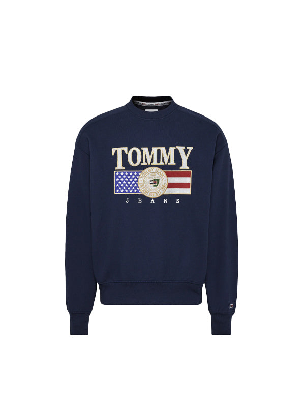 Tommy Jeans Comfort Fit Sweatshirt (Navy)