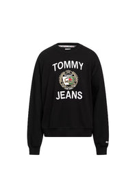 Tommy Jeans Crest Embroidery Sweater (Black)