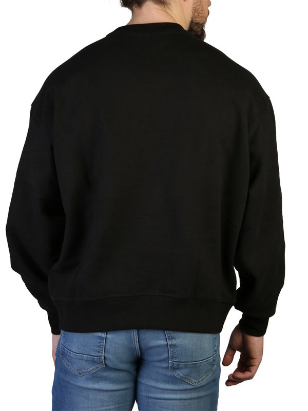 Tommy Jeans Crest Embroidery Sweater (Black) 3