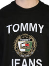 Tommy Jeans Crest Embroidery Sweater (Black) 4