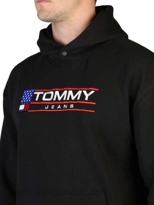 Tommy Jeans Hoodie (Black) 5