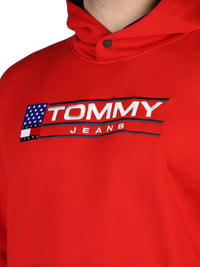 Tommy Jeans Hoodie (Red) 4