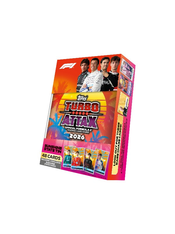 Topps Formula 1® 2026 Turbo Attax Mega Tin (Sunshine State)