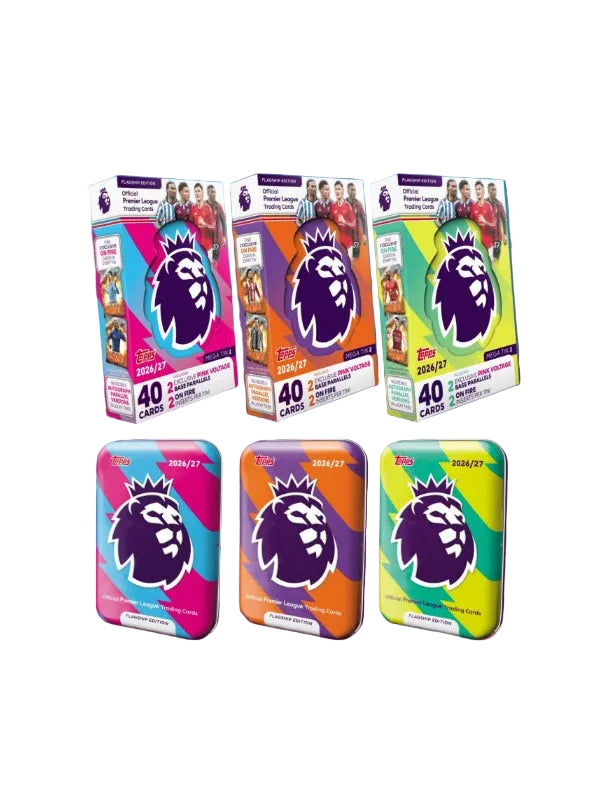 Topps Premier League Flagship 2026/27 Mega Tins