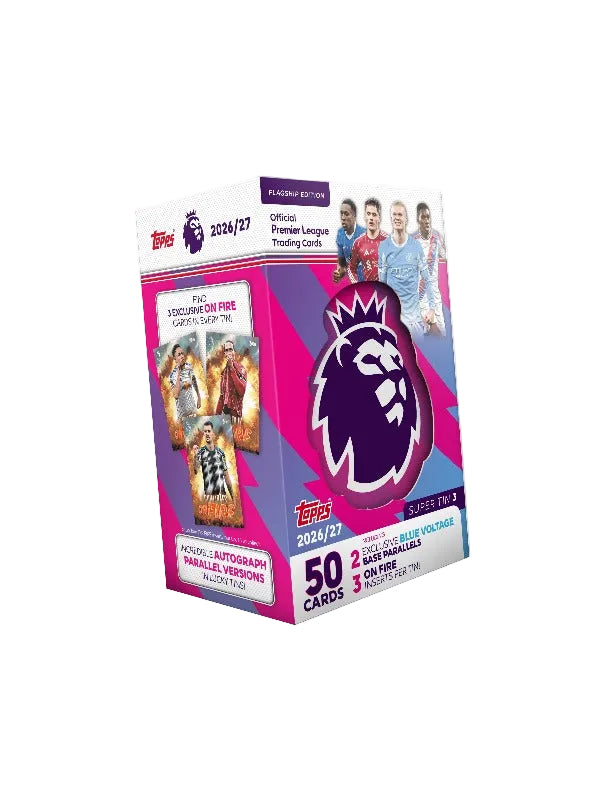 Topps Premier League Flagship 2026/27 Super Tin (Set of 3)