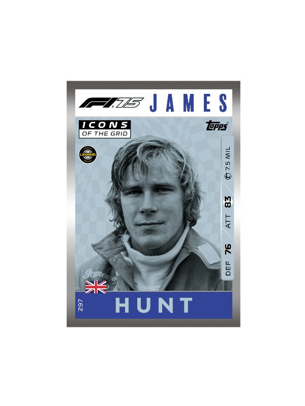 Topps Turbo Attax Formula 1® 2025 - Standard Starter Pack 4 James Hunt