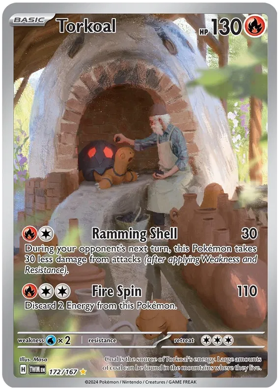[Collector Troves] Pokemon Scarlet & Violet Twilight Masquerade Torkoal Card