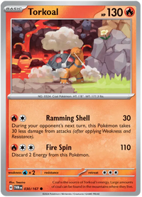 [Collector Troves] Pokemon Scarlet & Violet Twilight Masquerade Torkoal Card