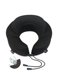 Travelmall 2-in-1 Self Inflating Premium Memory Foam Neck Pillow 3