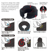 Travelmall 2-in-1 Self Inflating Premium Memory Foam Neck Pillow 4