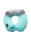 Travelmall Pocket-Sized 3D Inflatable Neck Pillow in Grey Color