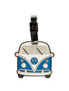 Travelmall Volkswagen VW T1 Shaped Luggage Tag Blue White Two-Tone