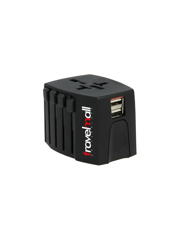 Travelmall Dual-USB Worldwide Travel Adaptor Set